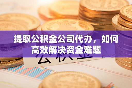 德清提取公积金公司代办，如何高效解决资金难题