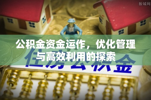 德清公积金资金运作，优化管理与高效利用的探索