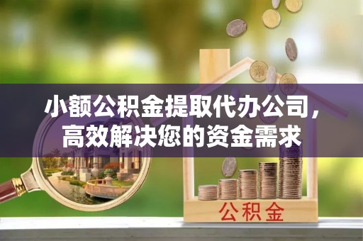 德清小额公积金提取代办公司，高效解决您的资金需求