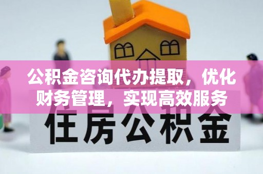 德清公积金咨询代办提取，优化财务管理，实现高效服务