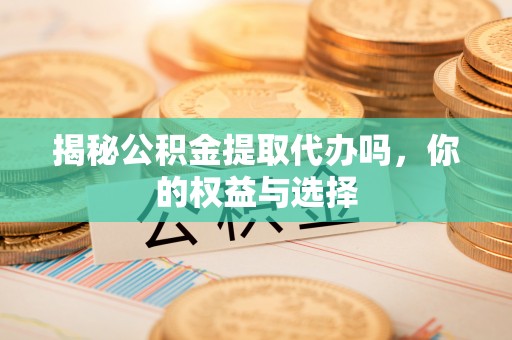 德清揭秘公积金提取代办吗，你的权益与选择