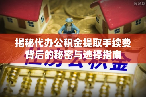 德清揭秘代办公积金提取手续费背后的秘密与选择指南