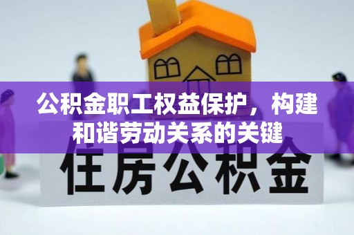 德清公积金职工权益保护，构建和谐劳动关系的关键