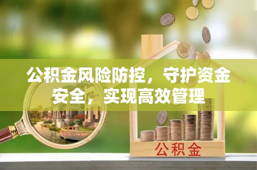 德清公积金风险防控，守护资金安全，实现高效管理