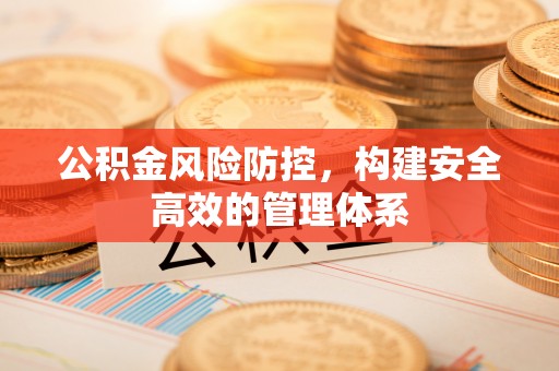 德清公积金风险防控，构建安全高效的管理体系