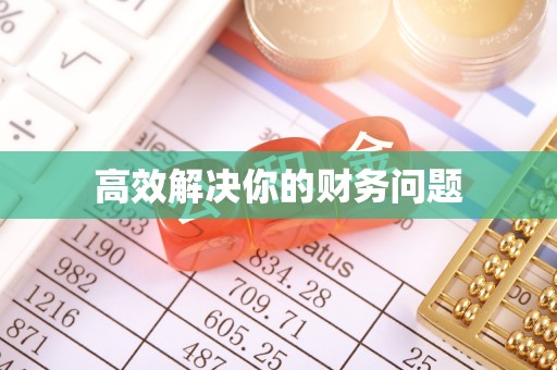 德清高效解决你的财务问题